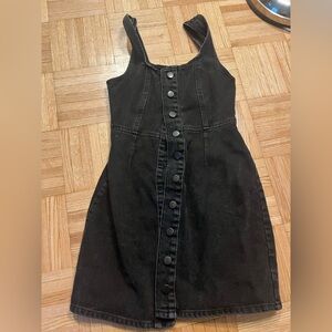 Urban Outfitters Charcoal Denim Dress